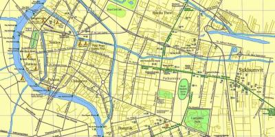 Karte von bangkok-Straße