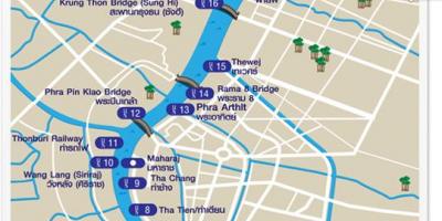 Karte von bangkok-river-transport