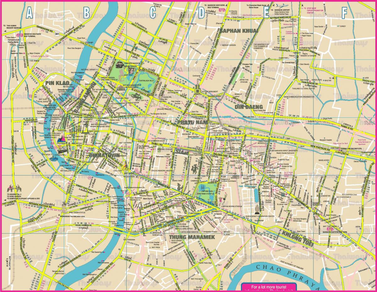 Stadtplan bangkok