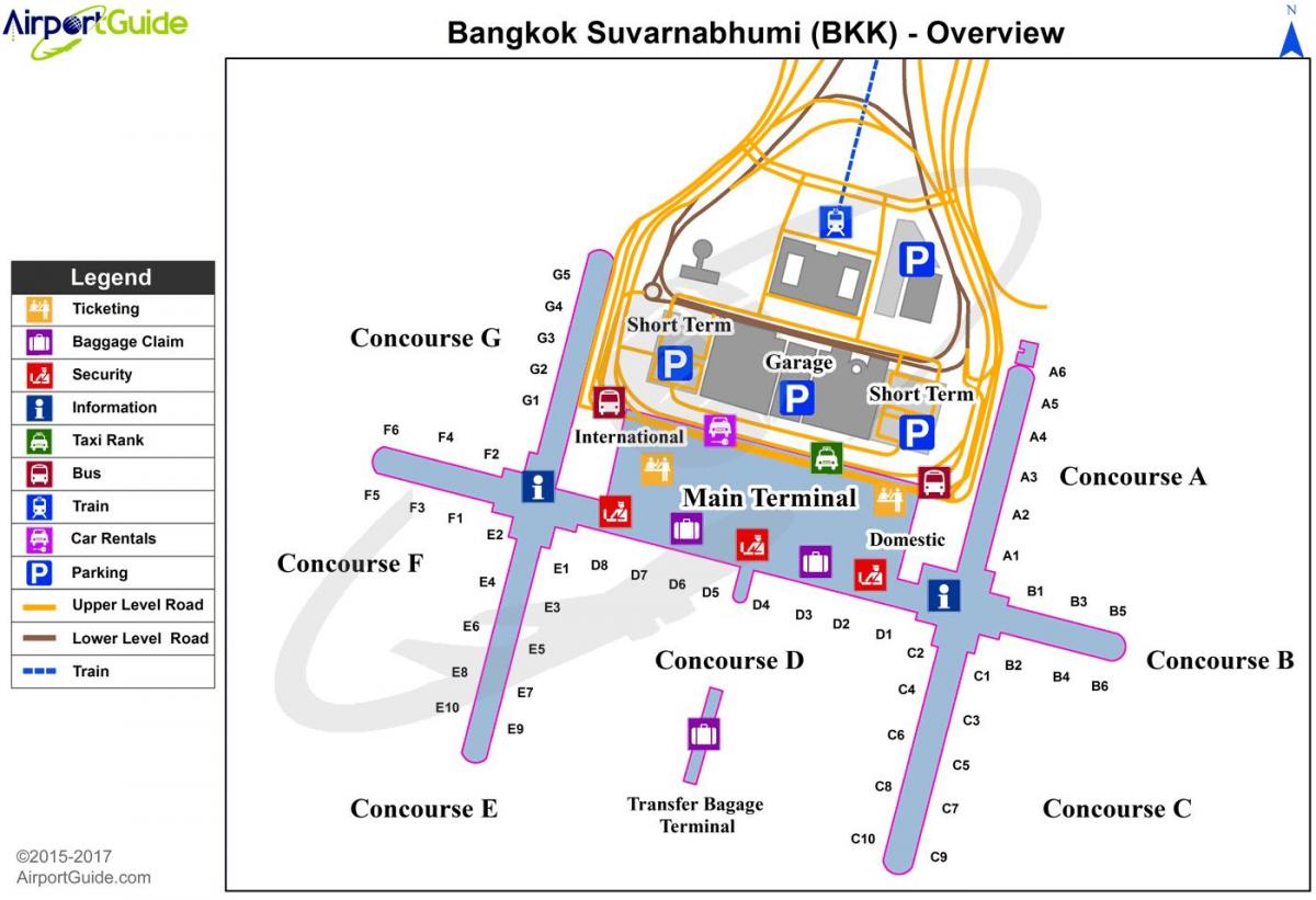 bkk airport-Karte