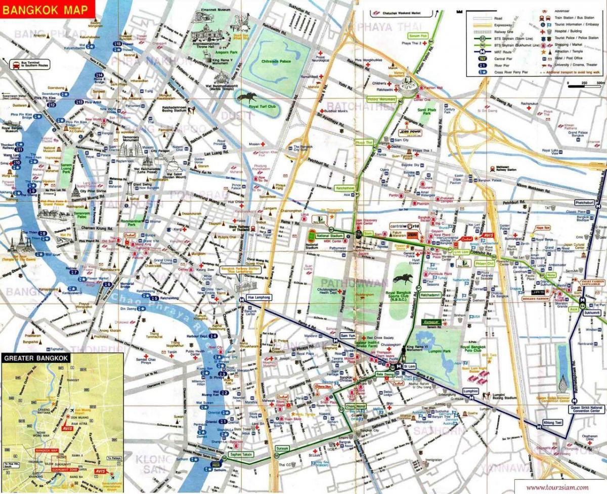 Karte von mbk bangkok