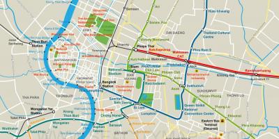 Karte von bangkok city center