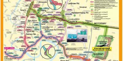 Karte von bangkok expressway
