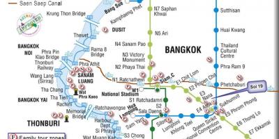 Bangkok öffentlichen Verkehrsmitteln anzeigen